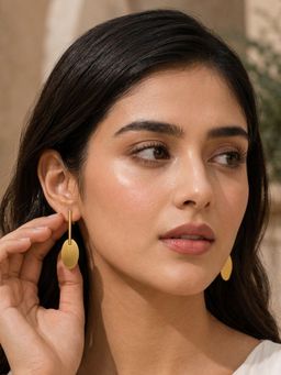 Bdiva - Gold Plated Statement Earrings