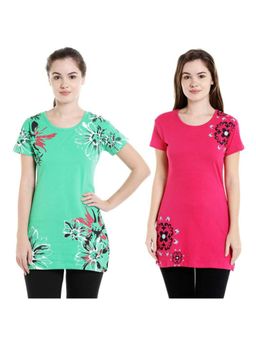 Bodycare - Bodyactive Pack Of 2 Women'S Tshirt - Multi-Color