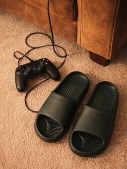 Jack & Jones - Men Dark Green Moulded Pool Sliders