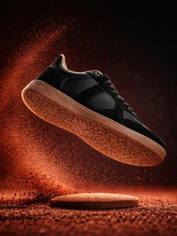 Jack & Jones - Men Black Lace Ups Casual Sneakers
