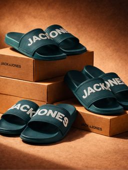 Jack & Jones - Men Green Pool Sliders