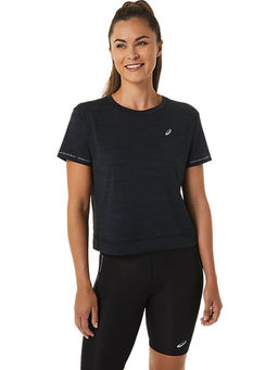 ASICS - Race Crop Black Womens T-Shirt