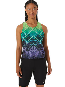 ASICS - Marathon Green Womens Tanks