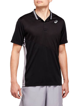 ASICS - Clubpolo Black Mens Polo T-Shirt