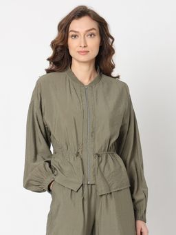 VERO MODA - Khaki Shrug Jacket