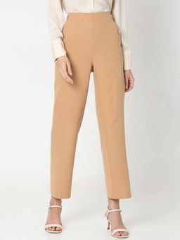 VERO MODA - Brown High Rise Pant (Set of 2)