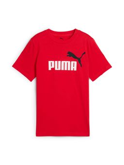 Puma - Boys Red Printed T-Shirt