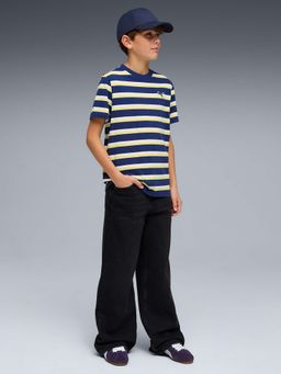 Puma - Unisex Blue Stripes T-Shirt