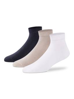 Supersox - Zero Collection Modal Ankle Length Multi-Color Socks (Pack Of 3)