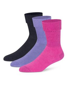 Supersox - Women Winter Thermal Multi-Color Socks (Pack Of 3)