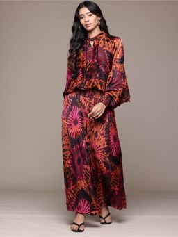 Ritu Kumar - Women's Hriday High Neck Printed Co-Ord (Set of 2)