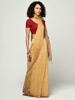 Fabindia - Silk Matka Woven Sari