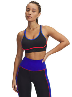Under Armour - Medium Support Project Rock Sports Bra Black