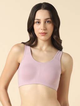 Van Heusen - Women Solid Wireless Full Coverage Non Padded Bra Pink