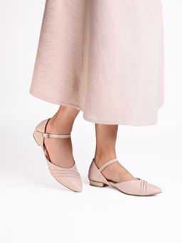 Monrow - Women Evara Cream Sandals