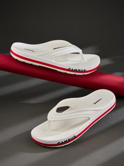 Campus - White Men Flipflops