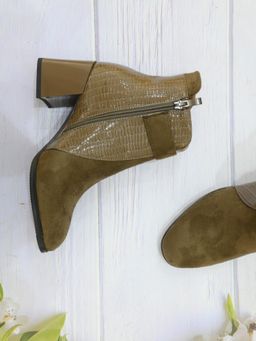 Ronnie Grey - Women Khaki Casual Boots