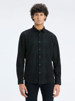 Pepe Jeans - Green Corduory Check Regular Fit Shirt