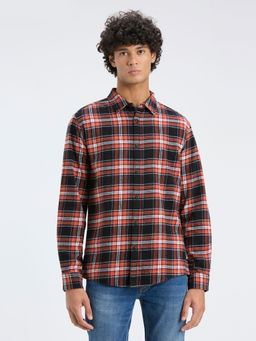 Pepe Jeans - Orange & Black Check Shirt