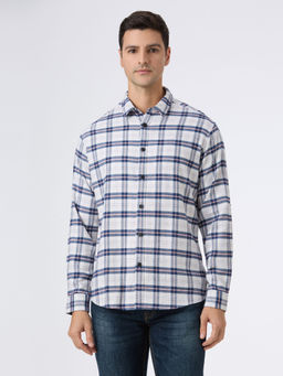 Pepe Jeans - Beige & White Vertical Stripe Shirt