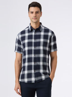 Pepe Jeans - Navy Blue Check Shirt
