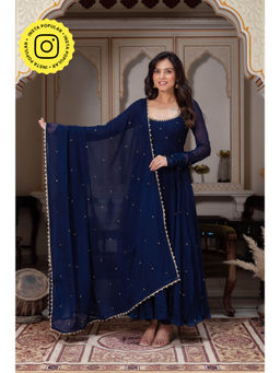 Bhavini Paris - Manika Anarkali with Pant and Dupatta