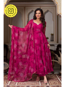 Bhavini Paris - Rithi Anarkali with Pant and Dupatta