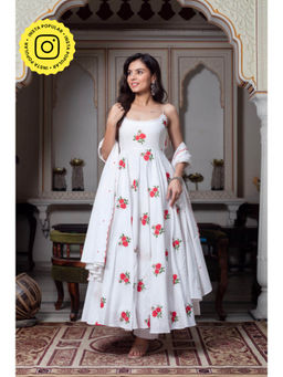 Bhavini Paris - Rosi Anarkali with Pant and Dupatta