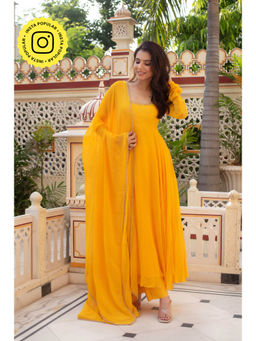 Bhavini Paris - Sanvi Anarkali with Pant and Dupatta