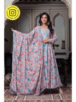 Bhavini Paris - Zoya Anarkali with Pant and Dupatta