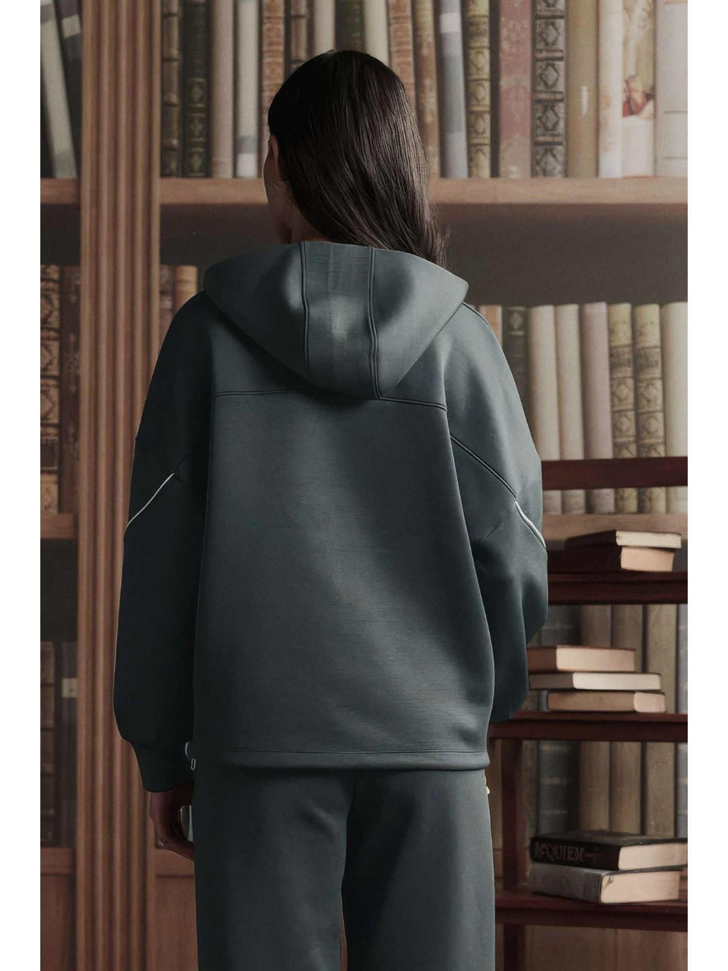 Grey Scuba Hoodie