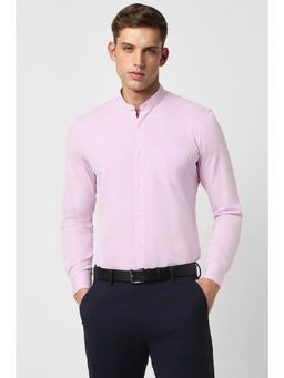 Peter England - Men Pink Slim Fit Full Sleeves Formal Shirt