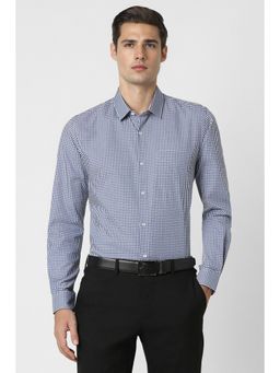 Peter England - Men Blue Slim Fit Formal Shirt