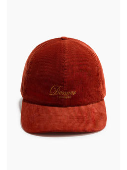 H&M - Men Orange Motif-detail cotton twill cap
