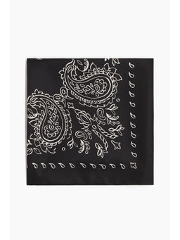 H&M - Women Black Patterned scarf