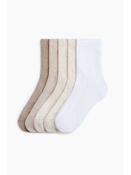 H&M - Women Multi-Color 5-Pack Sports Socks