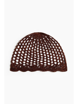 H&M - Women Brown Crochet-look hat
