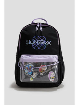 H&M - Unisex Black Motif-detail backpack