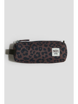 H&M - Girls Brown Printed pencil case