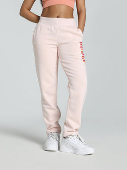 Puma - Ess Graphic Fl Women Pink Track Pant