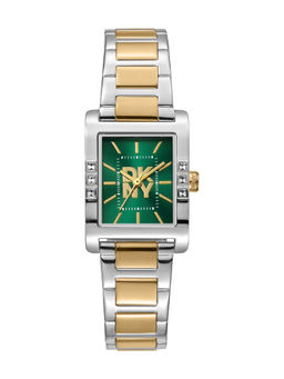 DKNY - Westside Glitz Analog Green Rectangle Dial Womens Watch - DK1L008M0085