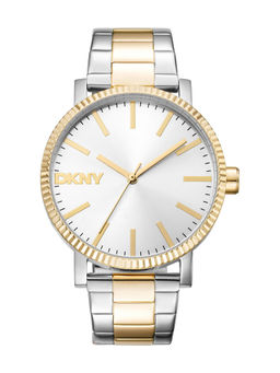 DKNY - Soho Maxi Analog Silver Round Dial Womens Watch - DK1L034M0075