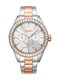 DKNY - Nolita Multi Glitz Multifunction Silver Round Dial Womens Watch - DK1L027M0085