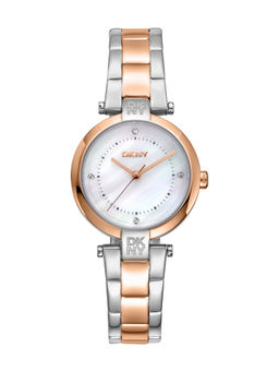DKNY - Essential Mini Analog White Round Dial Womens Watch - DK1L043M0095
