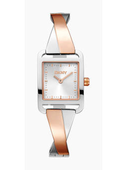 DKNY - City Bangle Analog Silver Square Dial Womens Watch - DK1L005M0125