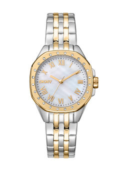DKNY - Brooklyn Mini Analog White Round Dial Womens Watch - DK1L013M0085