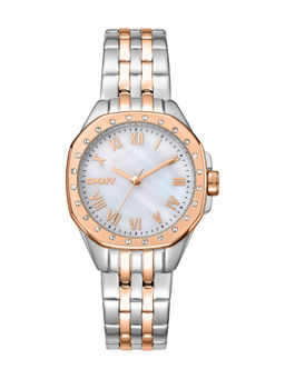 DKNY - Brooklyn Mini Analog White Round Dial Womens Watch - DK1L013M0105