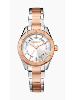DKNY - Chambers Sport Analog Silver Round Dial Womens Watch - DK1L018M0075