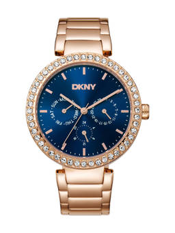 DKNY - Downtown Glitz Multifunction Blue Round Dial Womens Watch - DK1L044M0065