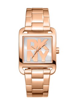 DKNY - City Maxi Analog Silver Square Dial Womens Watch - DK1L001M0055